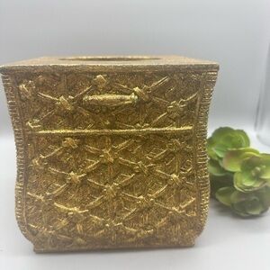 Gold Textured Decorative Box